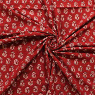 cotton fabric Red SKU-LC07
