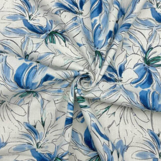 White Cotton Fabric SKU-LC03