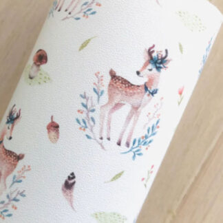 White Leather Fabric SKU-LL67