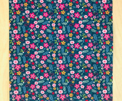 Navy Blue Leather Fabric By The Yard SKU-GL07 - Image 2