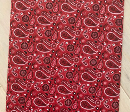 Red Leather Fabric SKU-ML02 - Image 2