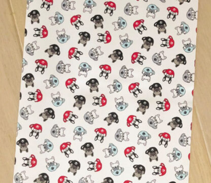 White Leather fabric SKU-ML05 - Image 2