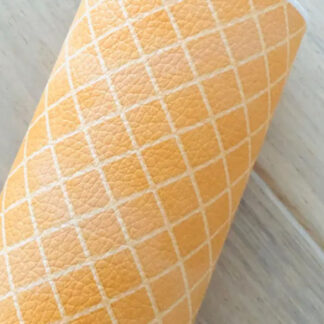 Ivory Leather Fabric SKU-LL04
