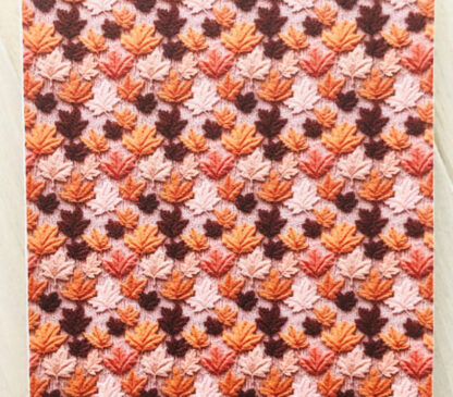 embossed brown leather fabric | embossed brown vinyl SKU-LL23 - Image 2