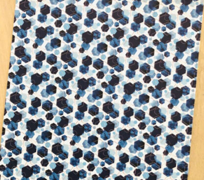 Leather Fabric Blue SKU-ML03 - Image 2