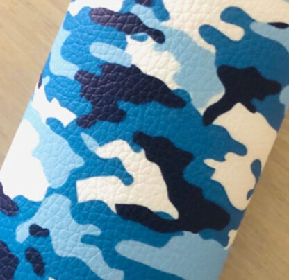 Artificial Leather Fabric By The Yard NAVY SKU-LL54