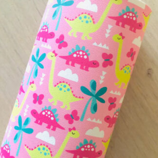 Pink Leather Fabric for Upholstery SKU-ML04