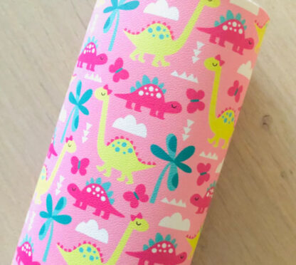Pink Leather Fabric for Upholstery SKU-ML04