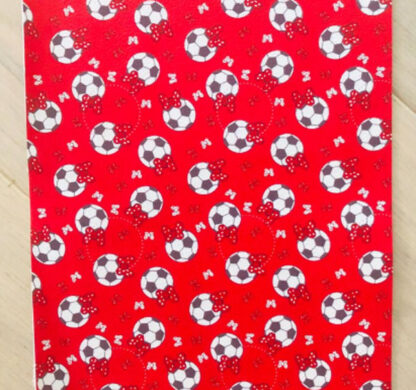 Red Leather Fabric With Big Patterns SKU-LL62 - Image 2