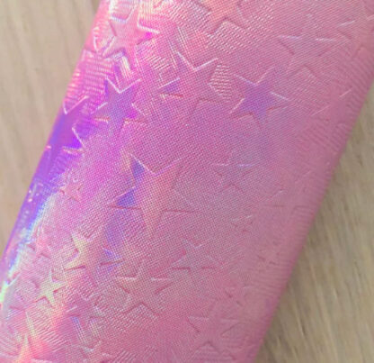 Embossed Pink Material by the yard for upholstery, bags, shoes or crafting SKU-FL03