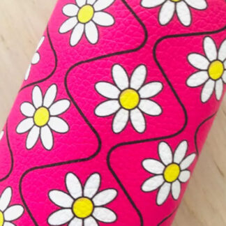 Leather Fabric Material Pink SKU-LL68