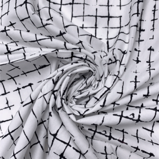 White Cotton Fabric SKU-DC02