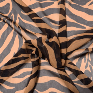 Baroque Patterned Fabric including tiger motifs SKU-VC03