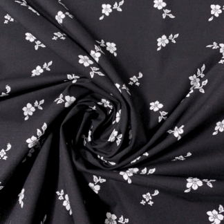 Black Cotton fabric SKU-LC06