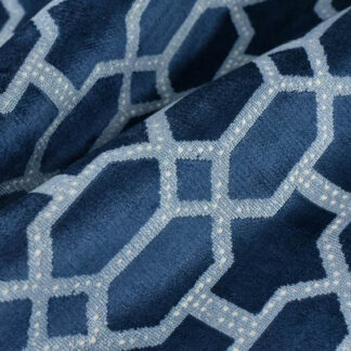 Navy Jacquard Fabric For Sale By The Yard SKU-GJ13