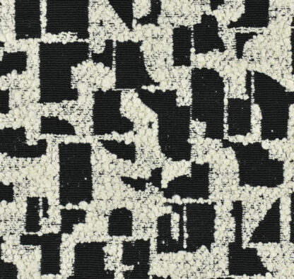 Gray Jacquard Fabric With Black Tiny Patterns SKU-DJ05 - Image 2