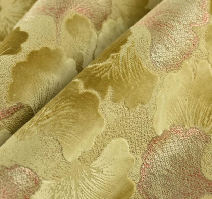 Gold Jacquard Fabric For Car Interior and Upholstery SKU-GJ12