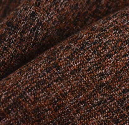 Brown and Black Jacquard Fabric SKU-FJ01