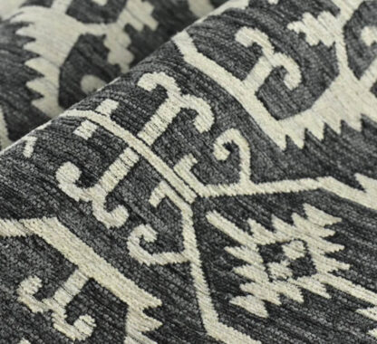 Gray Jacquard Fabric With Little Black Pattern SKU-DJ14