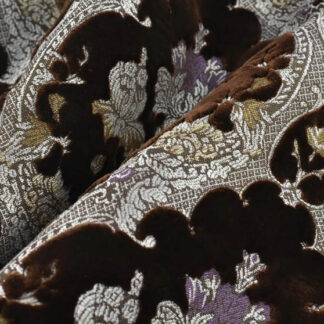 Jacquard Fabric Black With Little Patterns SKU-DJ09