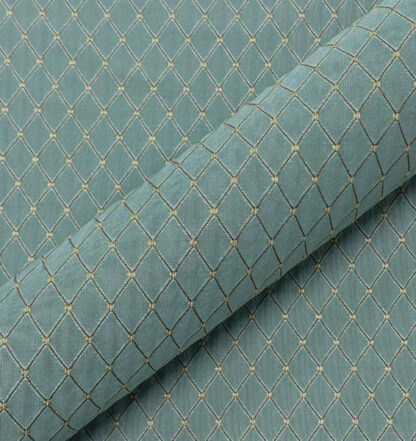 Blue Jacquard Fabric with Mini Patterns SKU-DJ21