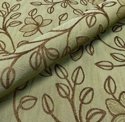 Brown Jacquard Fabric SKU-DJ13