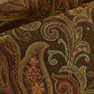 Brown Jacquard Fabric SKU-LJ01