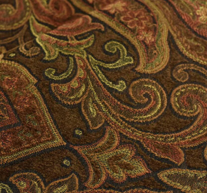 Brown Jacquard Fabric SKU-LJ01 - Image 2