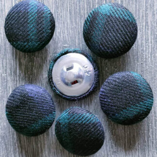 SKU-BTT02 Metal Covered Buttons 11oz wool Geniune MacDonald Tartan
